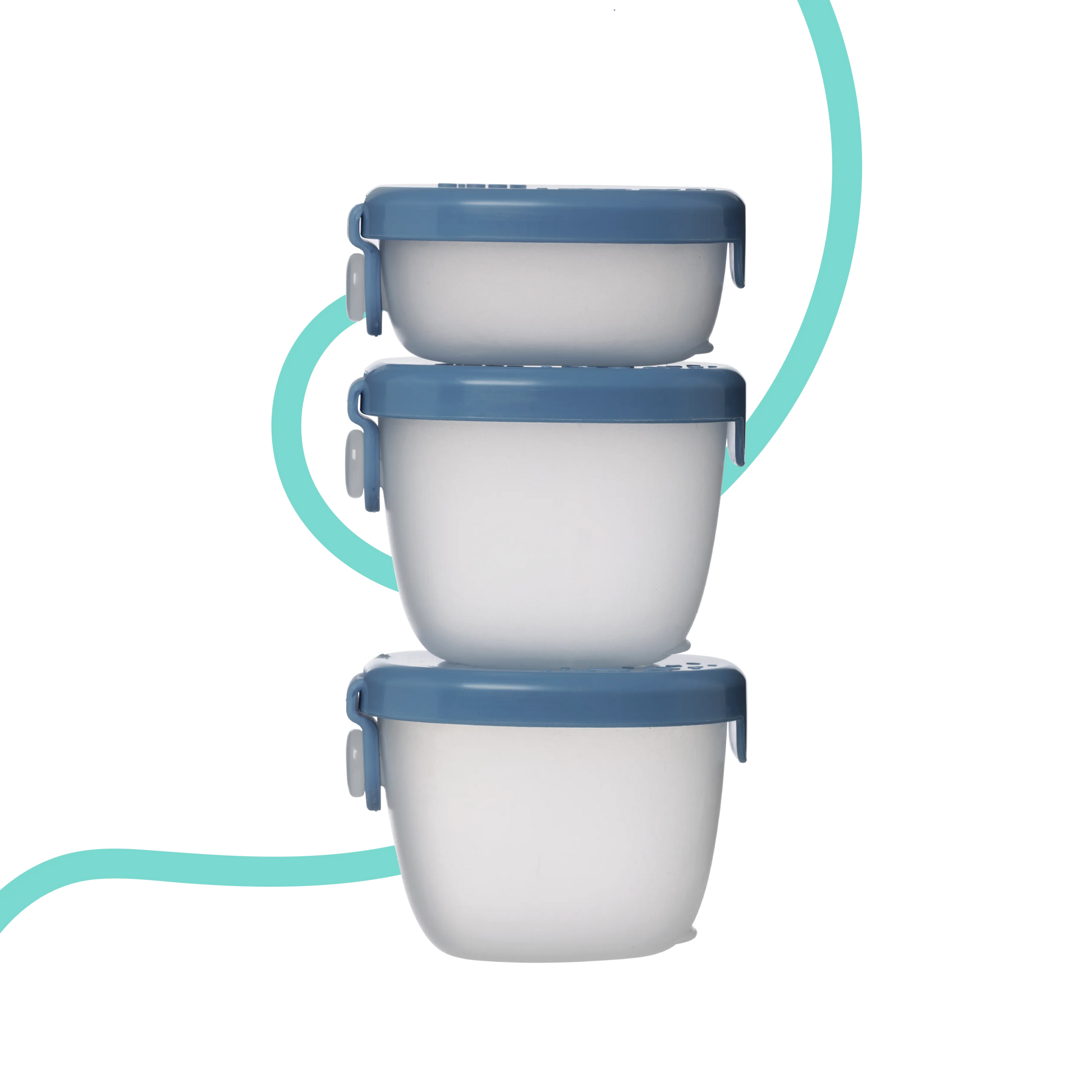 Snack Tubs 3pk - Ocean