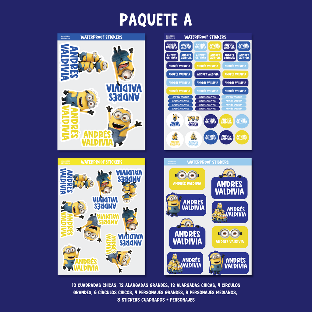 Stickers minions