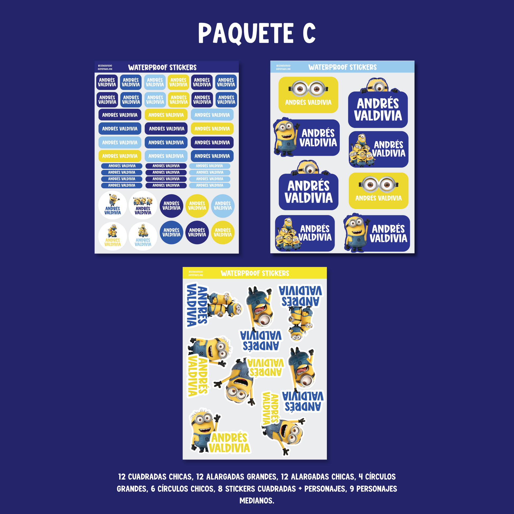 Stickers minions