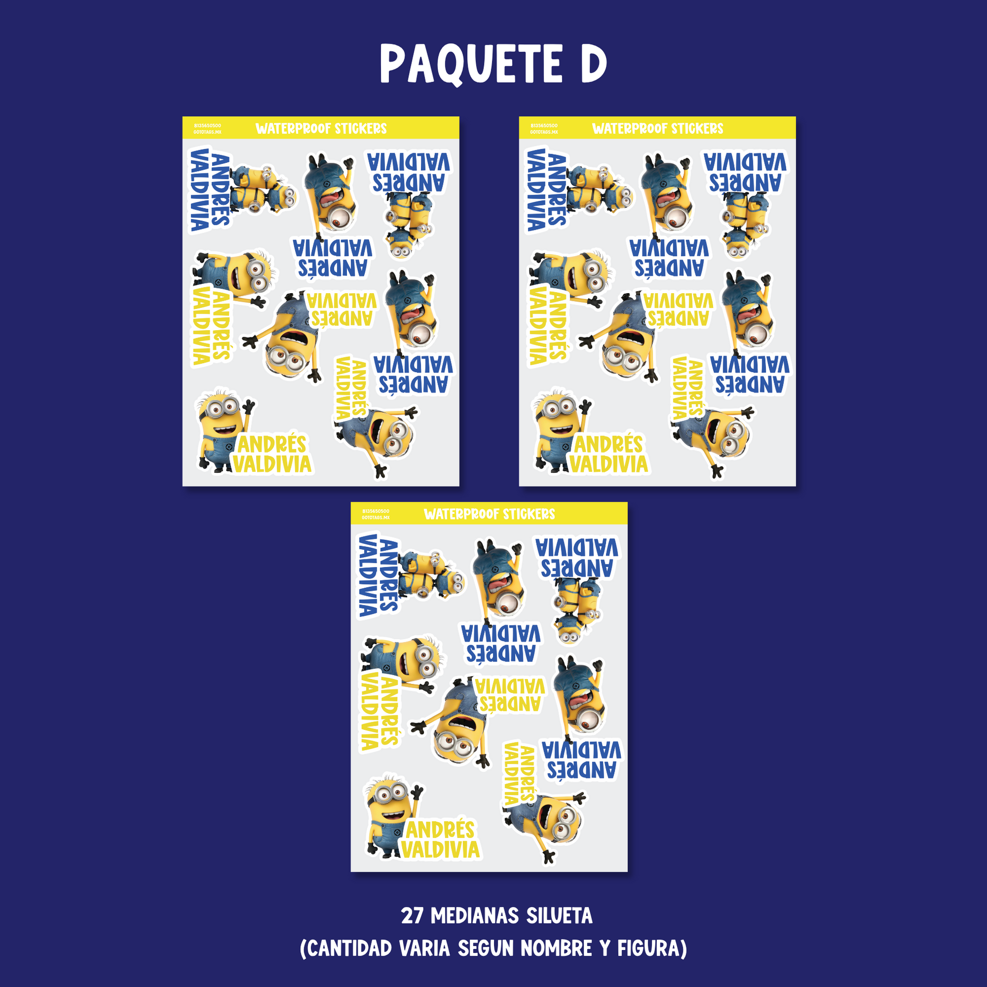 Stickers minions