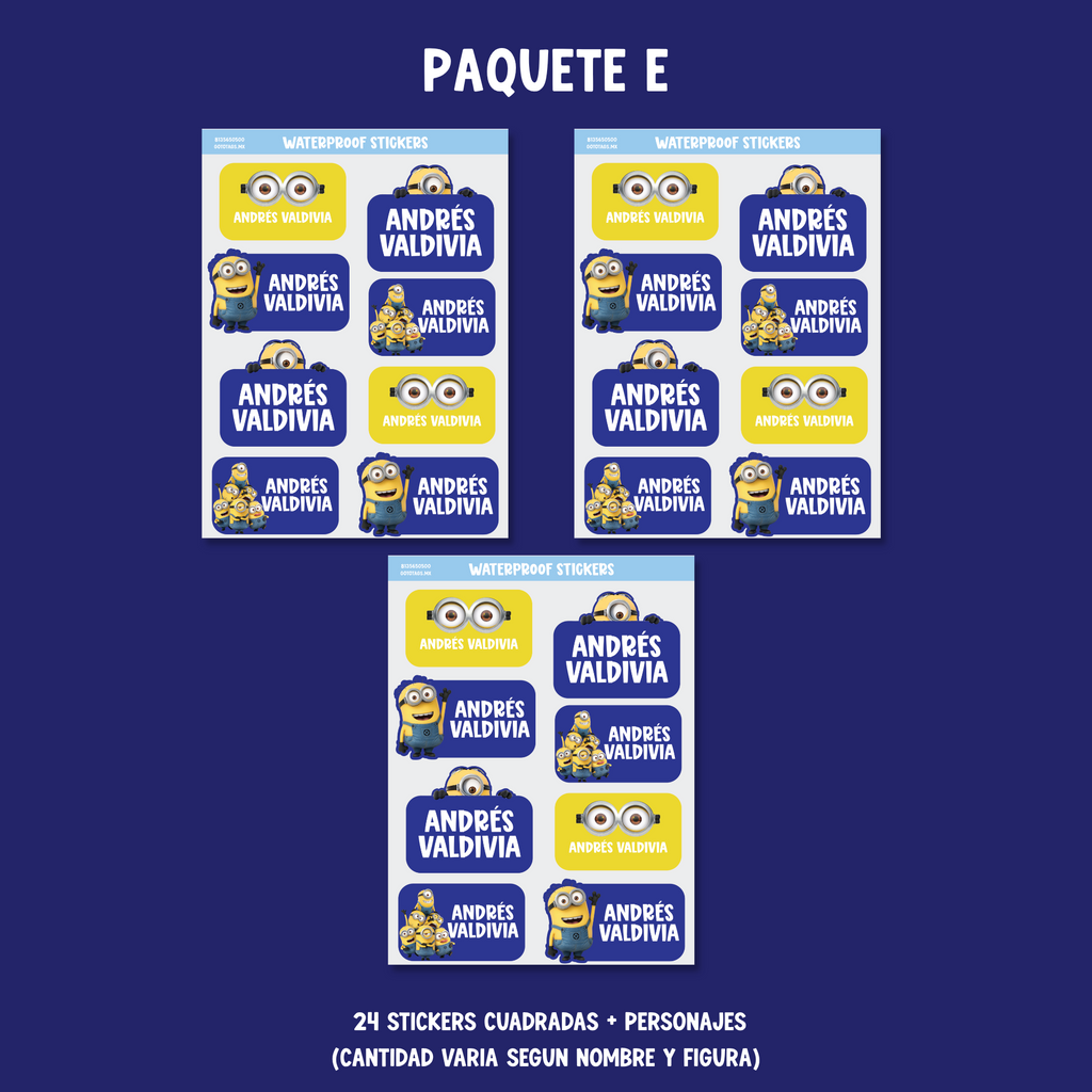 Stickers minions