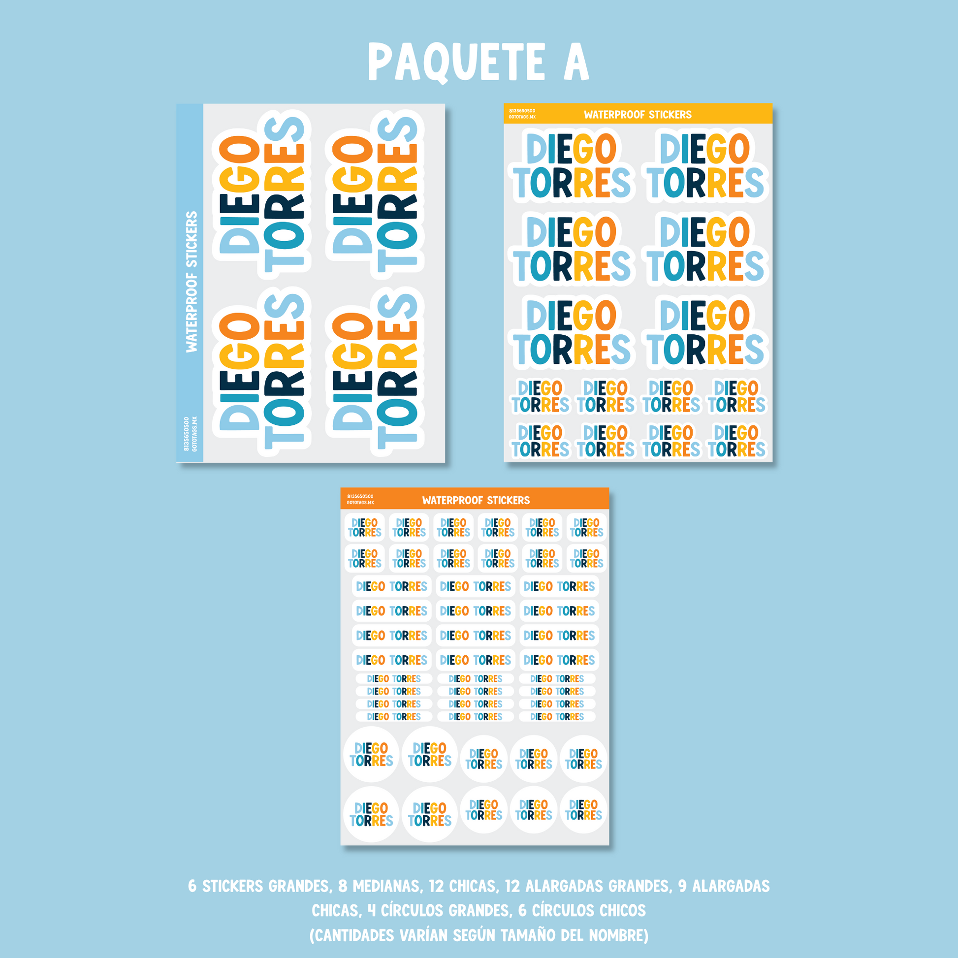 Stickers Silueta: Color 05