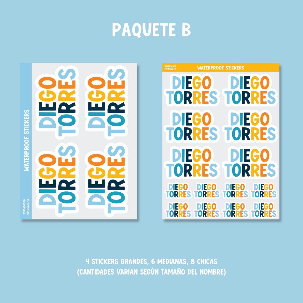 Stickers Silueta: Color 05