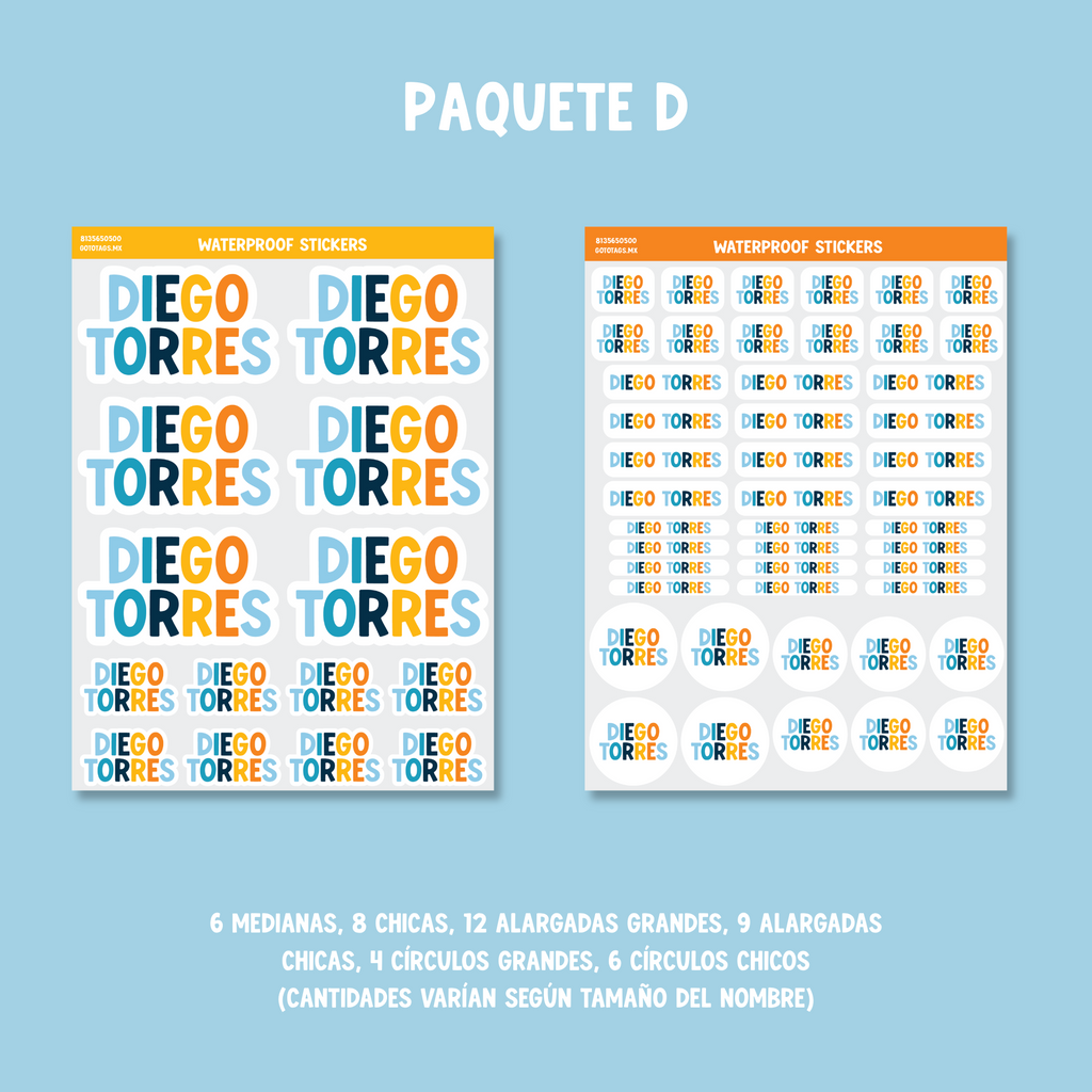 Stickers Silueta: Color 05