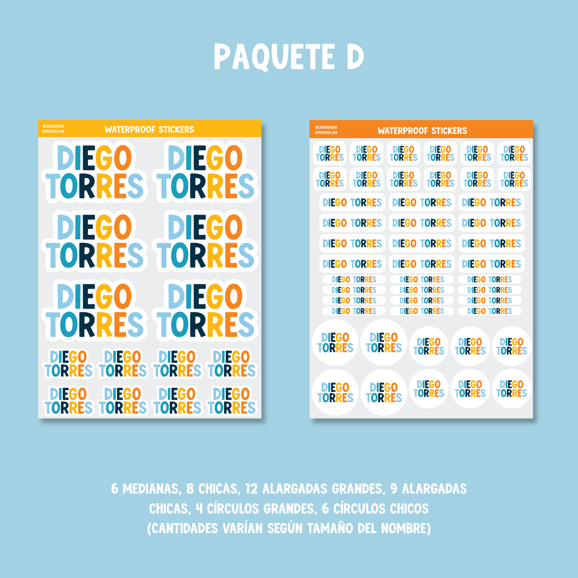 Stickers Silueta: Color 05