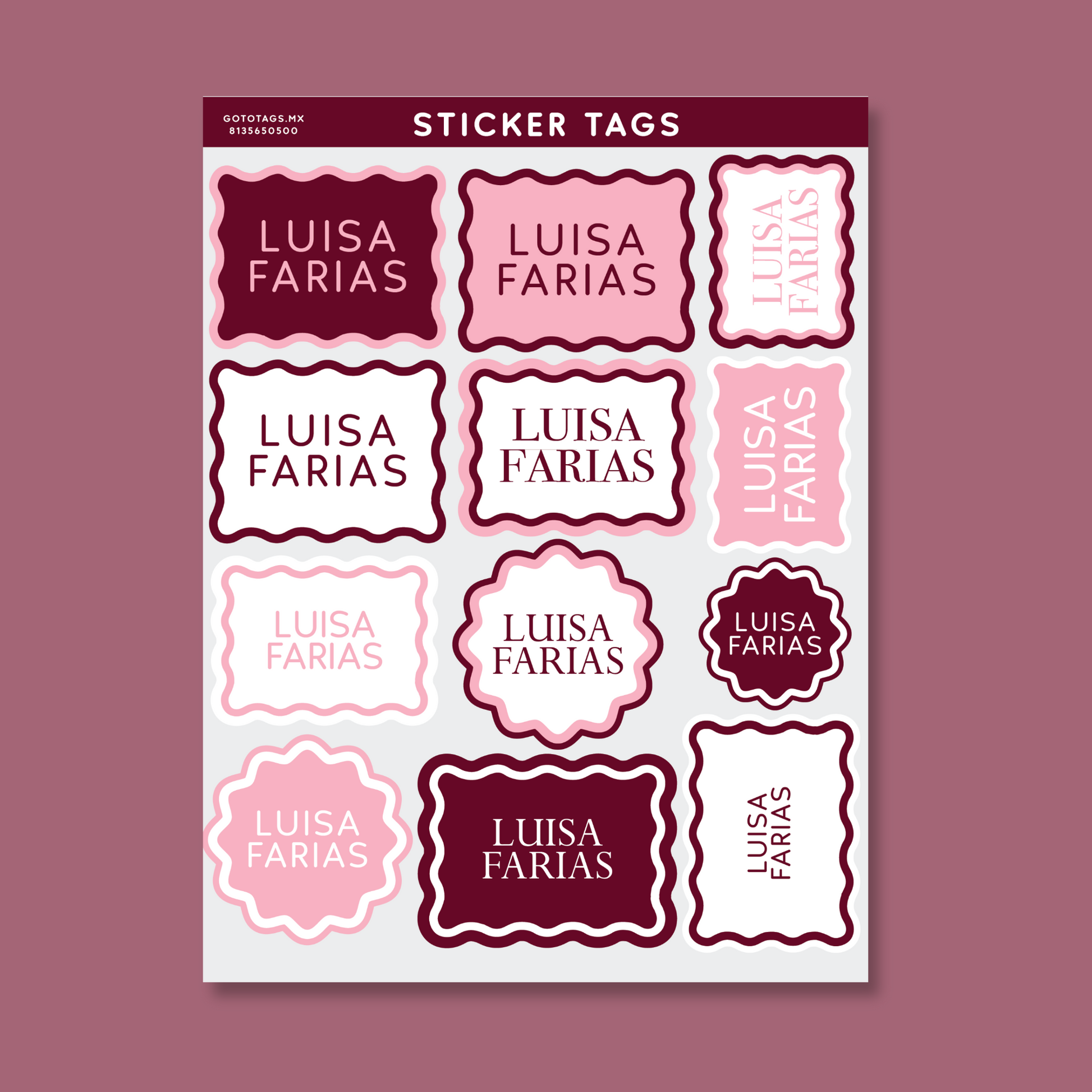 Sticker Tags
