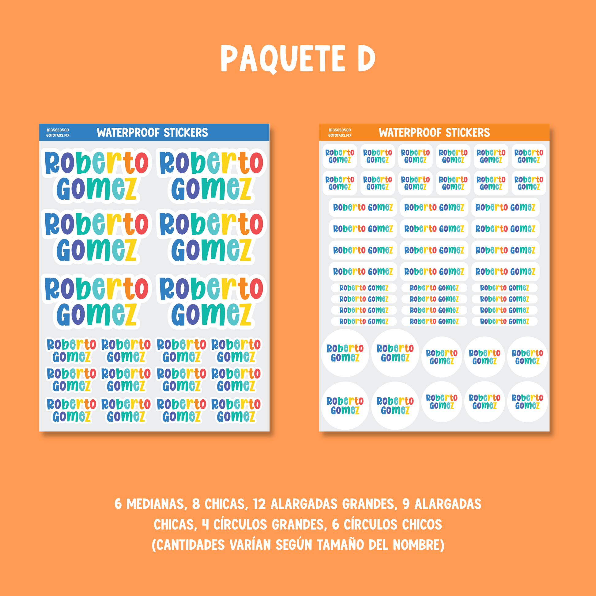 Stickers Silueta: Color 11
